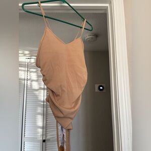 Beige Ribbed Swimsuit-new